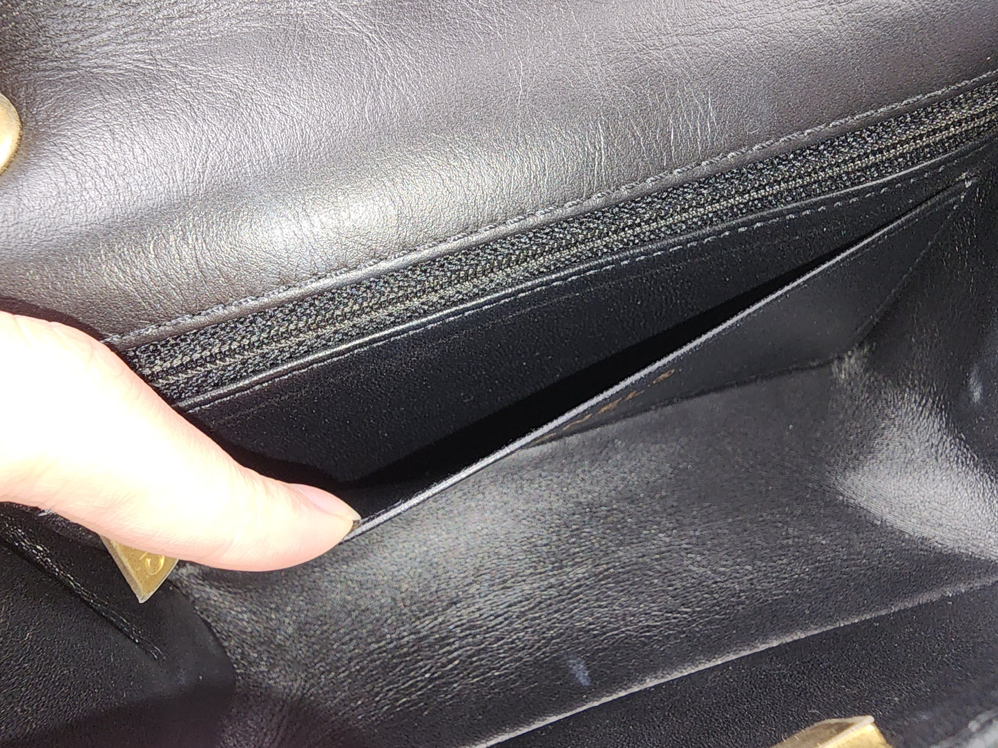Chanel Black Aged Calfskin Mini 2.55 (GHW)