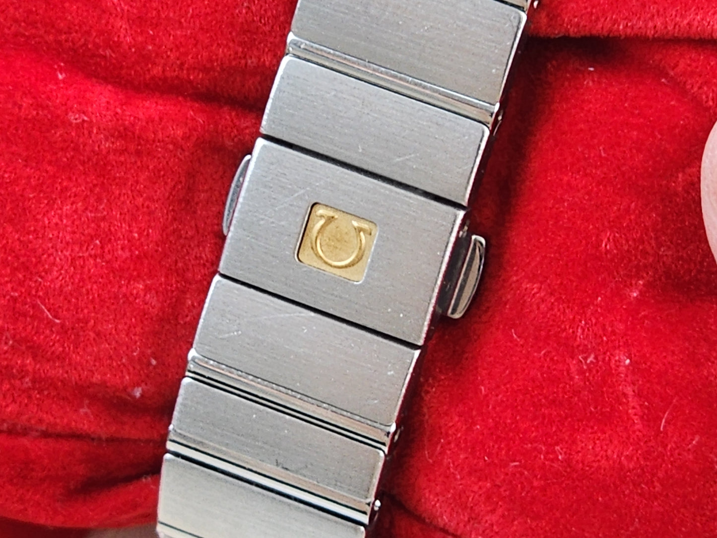 Omega 27mm Constellation Quartz Black Dial Women Watch