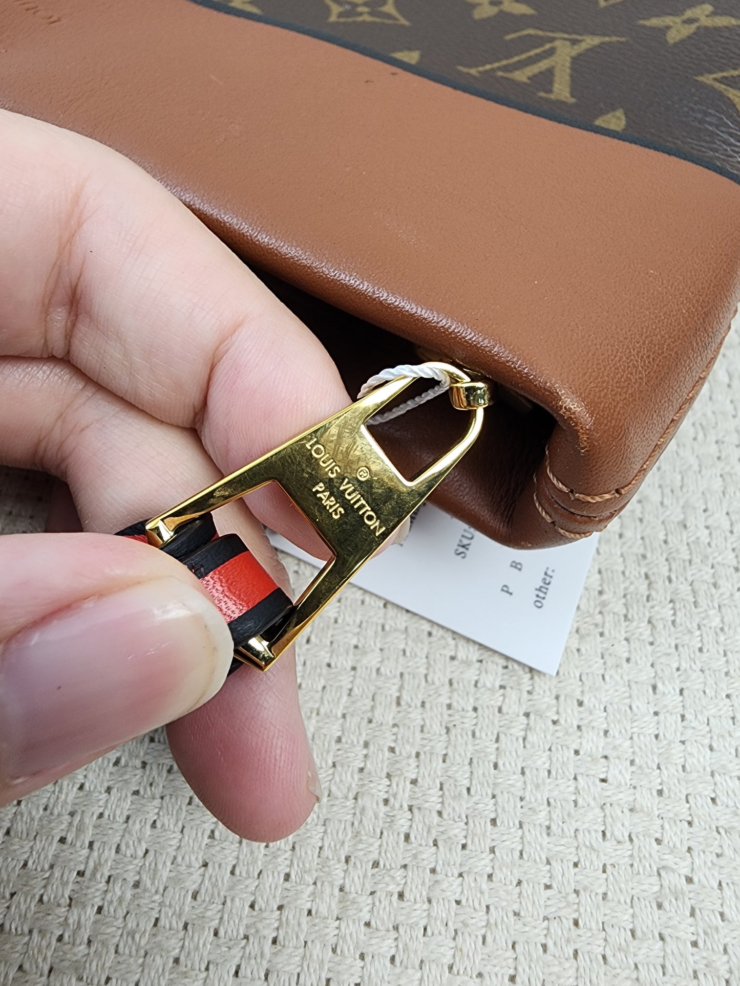 LV Monogram Caramel Tuilerie Pochette