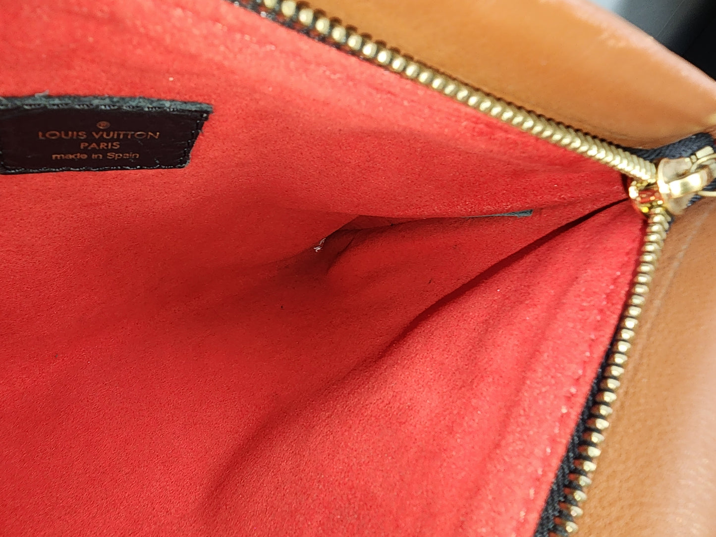 LV Monogram Caramel Tuilerie Pochette
