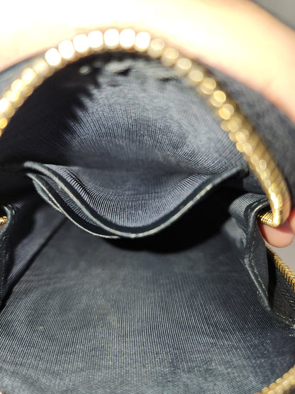 Dior Navy Oblique 30 Montaigne Phone Holder (GHW)