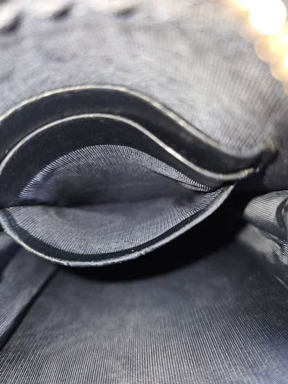 Dior Navy Oblique 30 Montaigne Phone Holder (GHW)