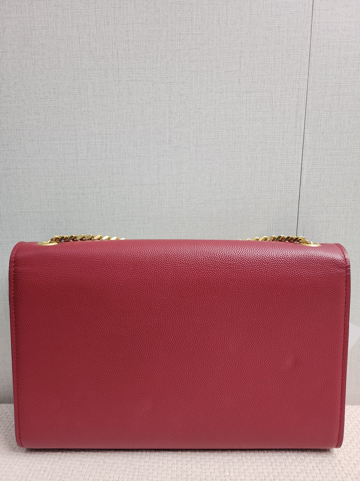 YSL Red Medium Kate Bag (GHW)