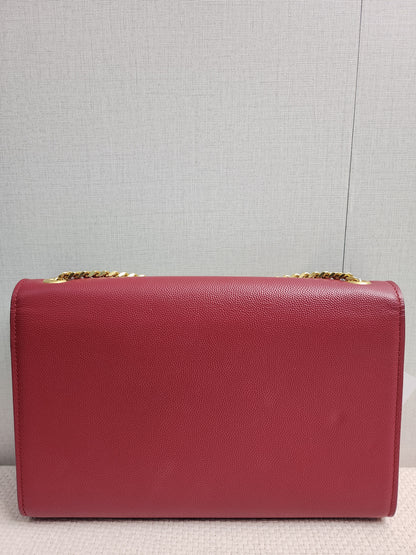 YSL Red Medium Kate Bag (GHW)