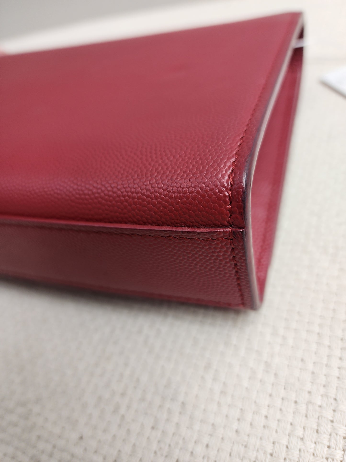 YSL Red Medium Kate Bag (GHW)