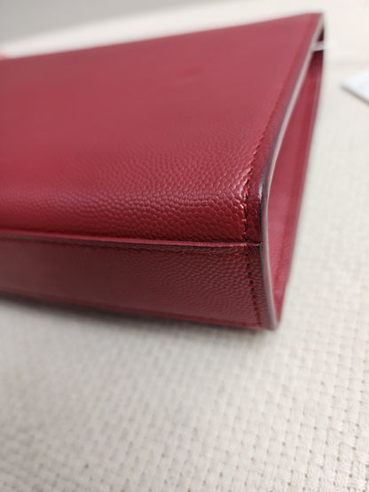 YSL Red Medium Kate Bag (GHW)