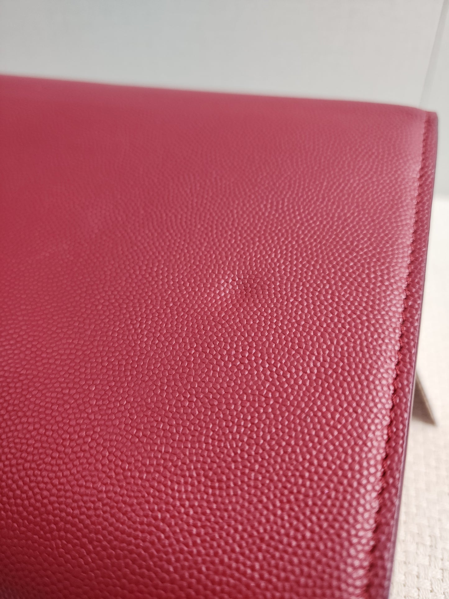 YSL Red Medium Kate Bag (GHW)