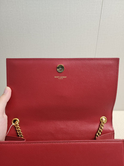 YSL Red Medium Kate Bag (GHW)