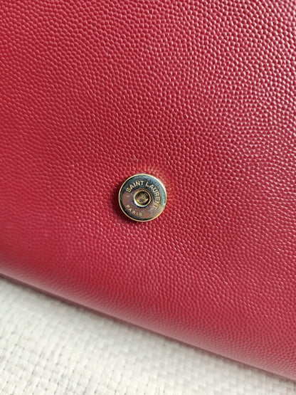 YSL Red Medium Kate Bag (GHW)