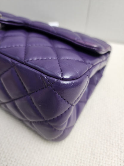 Chanel Purple Calfskin 226 2.55 Flap (SHW)