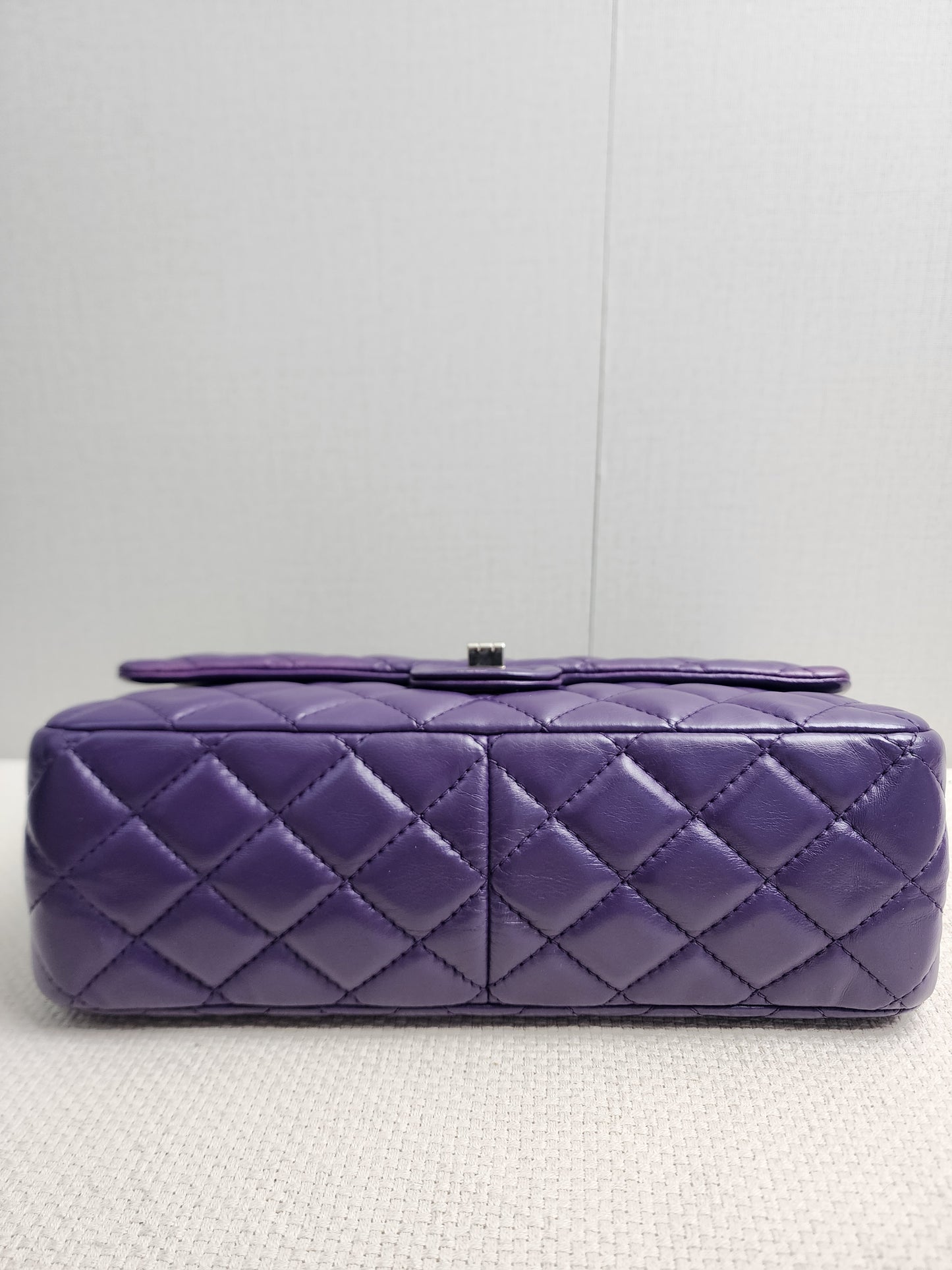 Chanel Purple Calfskin 226 2.55 Flap (SHW)