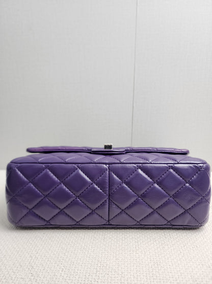 Chanel Purple Calfskin 226 2.55 Flap (SHW)