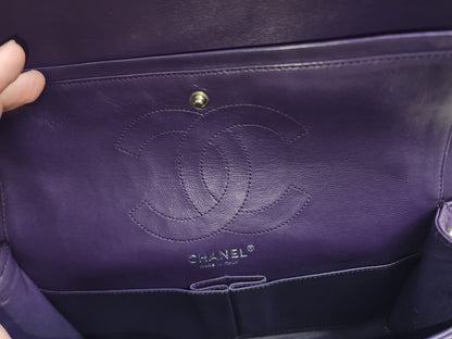 Chanel Purple Calfskin 226 2.55 Flap (SHW)