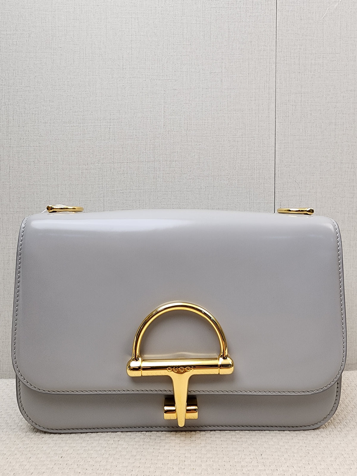Gucci Grey Calfskin Siena Small Shoulder Bag