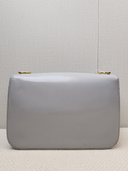 Gucci Grey Calfskin Siena Small Shoulder Bag