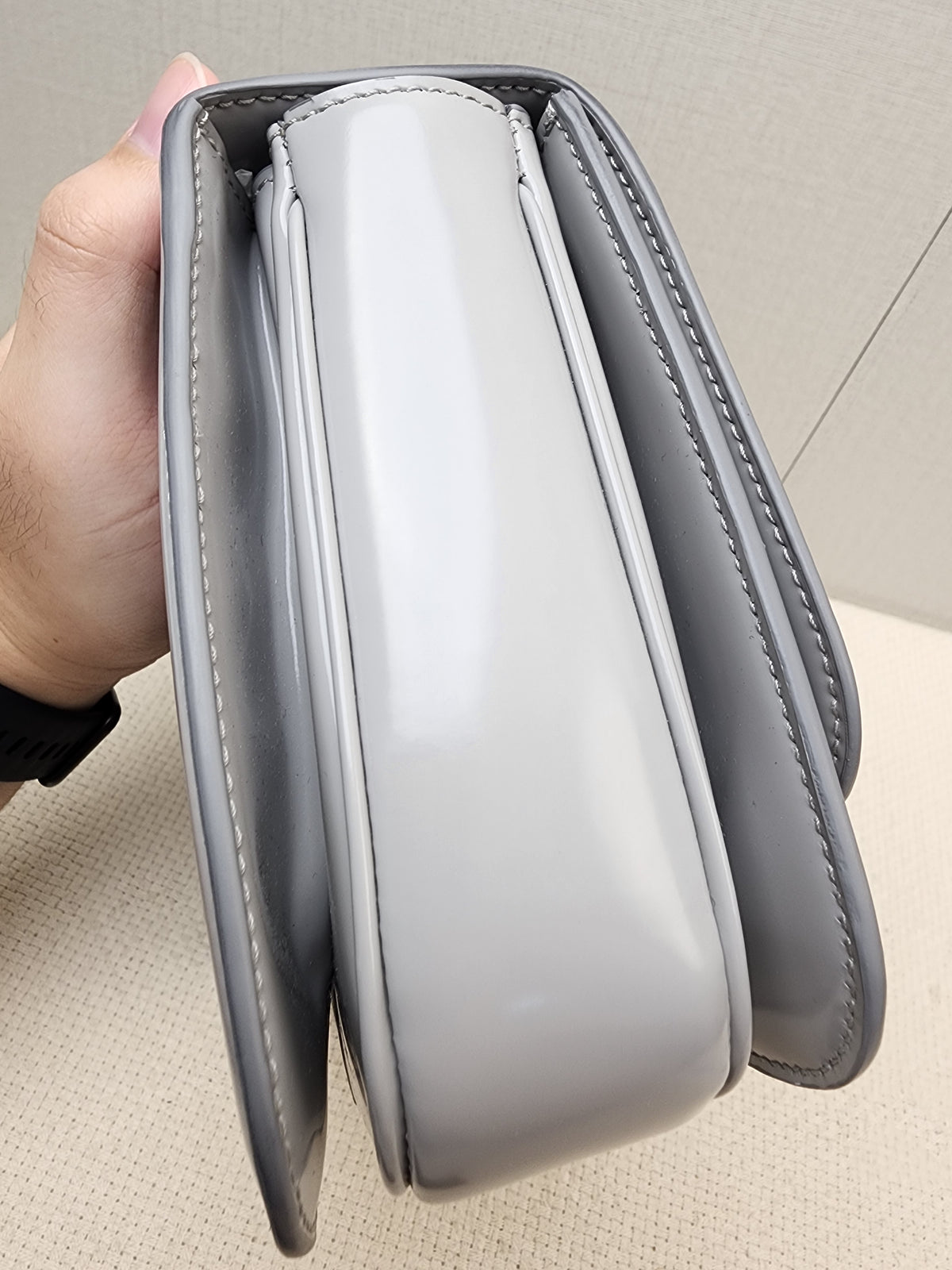 Gucci Grey Calfskin Siena Small Shoulder Bag