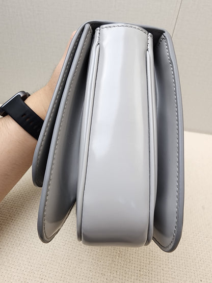 Gucci Grey Calfskin Siena Small Shoulder Bag