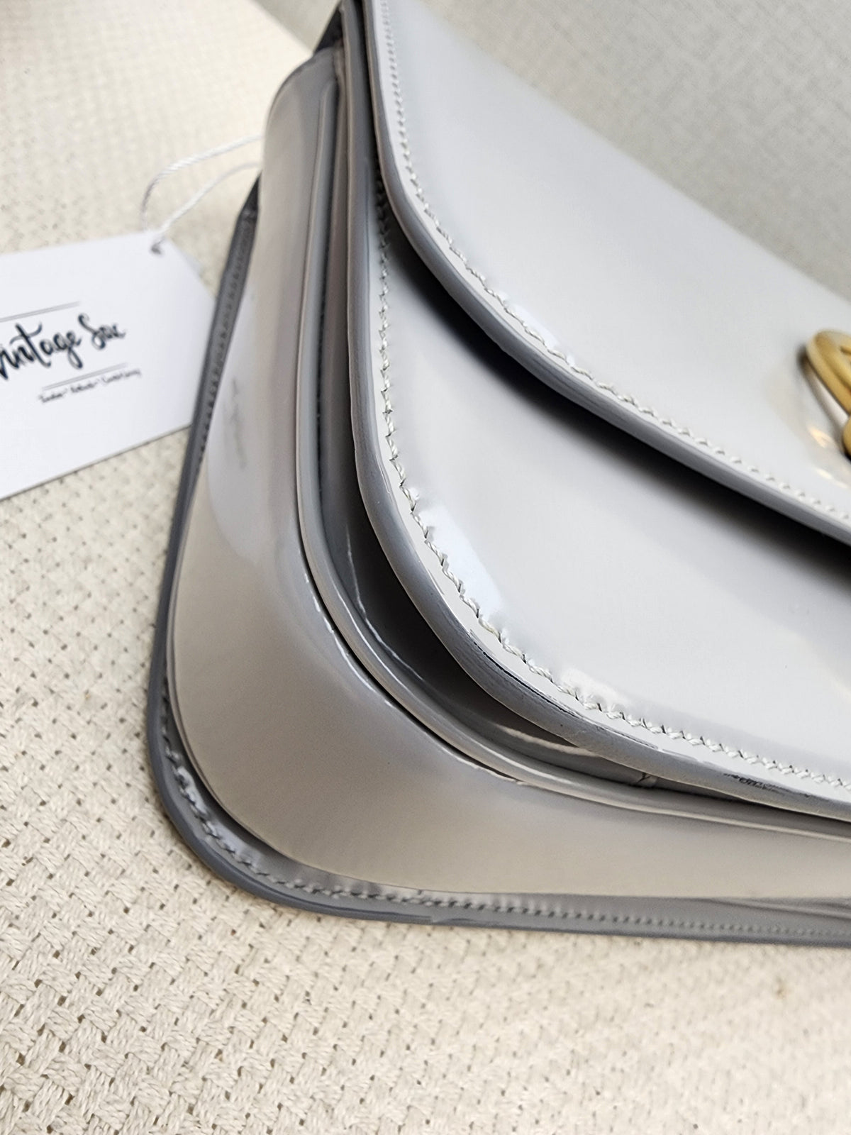 Gucci Grey Calfskin Siena Small Shoulder Bag