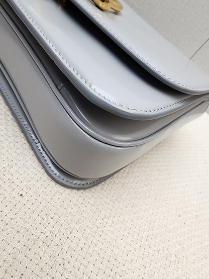 Gucci Grey Calfskin Siena Small Shoulder Bag