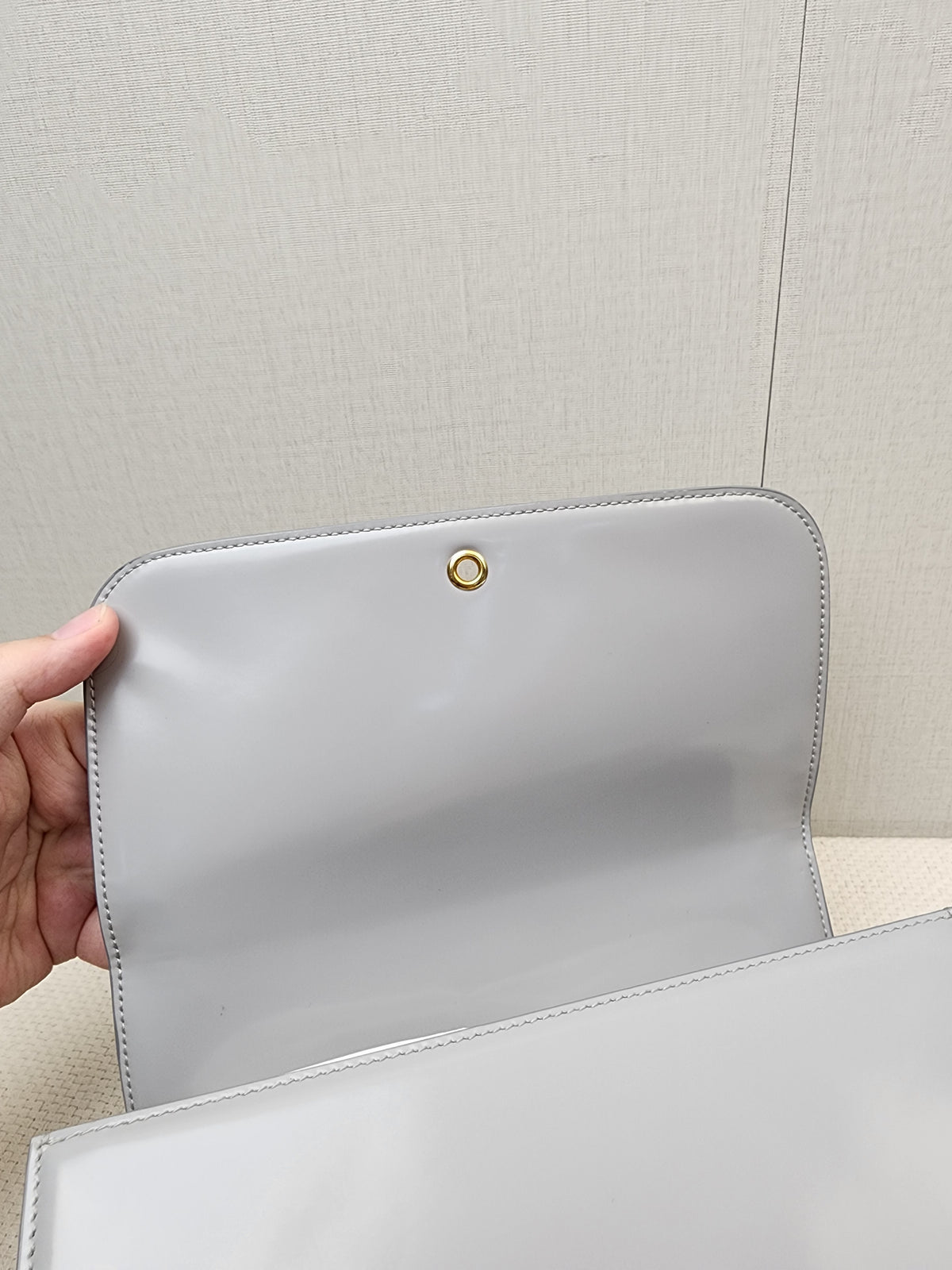 Gucci Grey Calfskin Siena Small Shoulder Bag