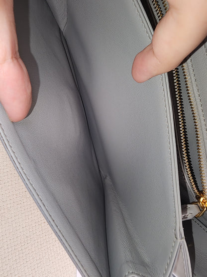 Gucci Grey Calfskin Siena Small Shoulder Bag