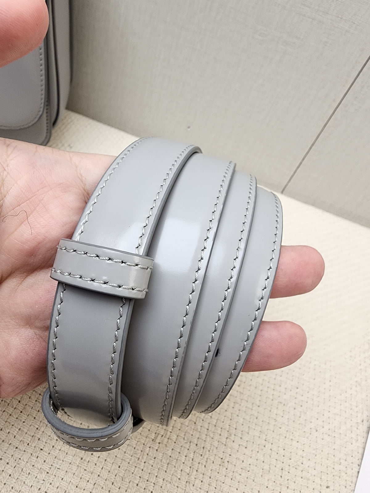Gucci Grey Calfskin Siena Small Shoulder Bag