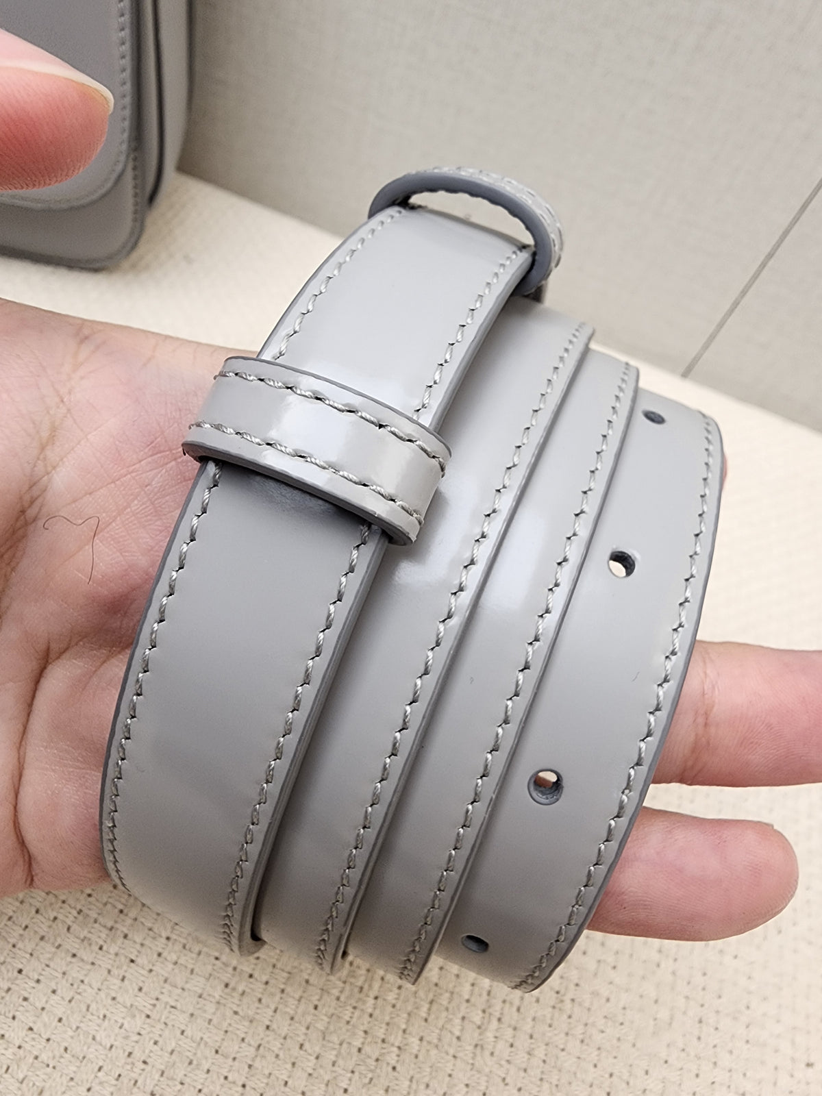 Gucci Grey Calfskin Siena Small Shoulder Bag