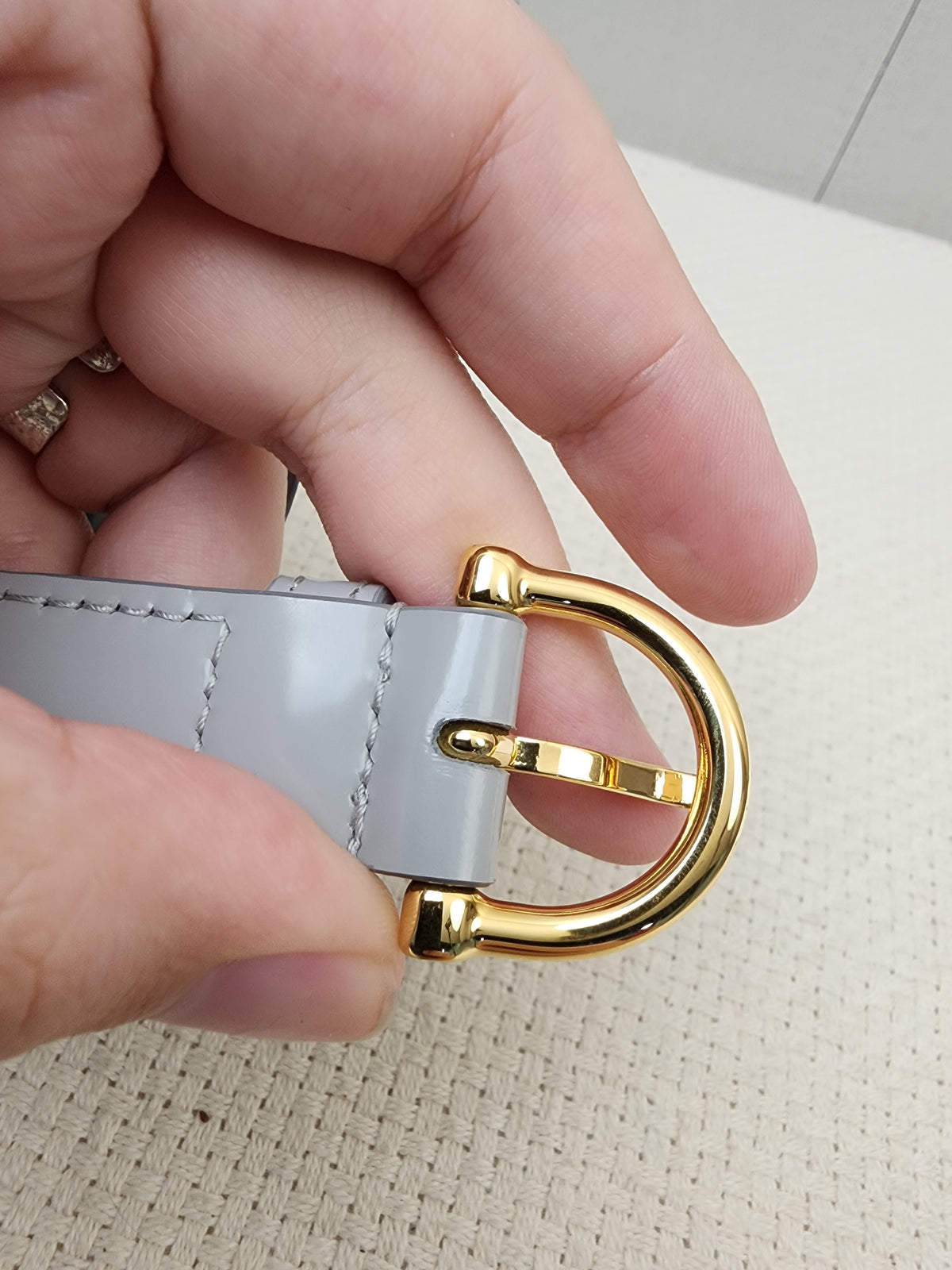 Gucci Grey Calfskin Siena Small Shoulder Bag