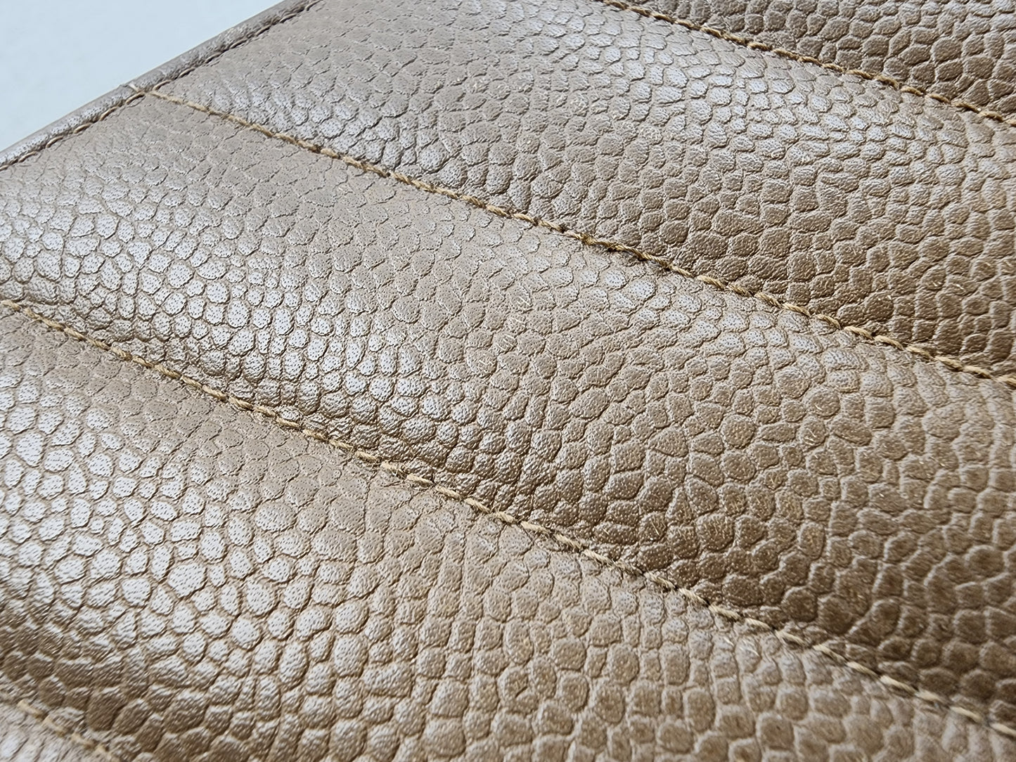 Chanel Caramel Chevron Big CC Turnlock Flap(GHW)