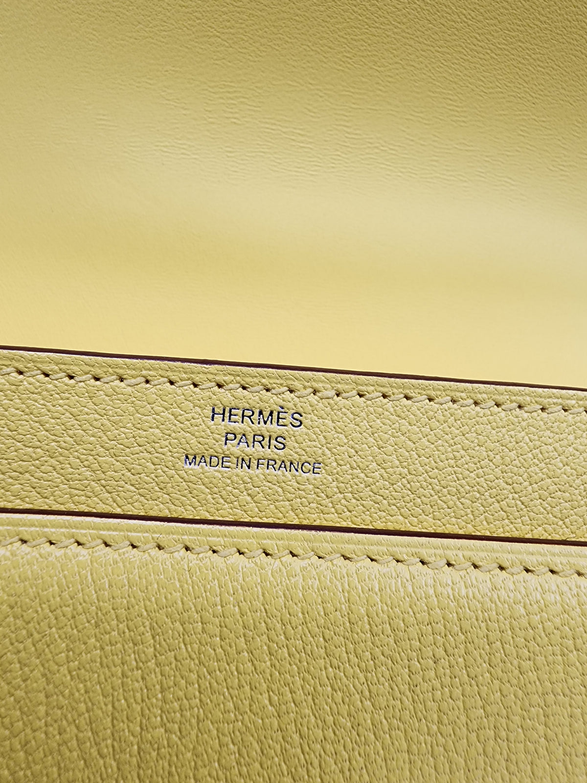 Hermes Jaune Citron Mini Verrou (PHW)