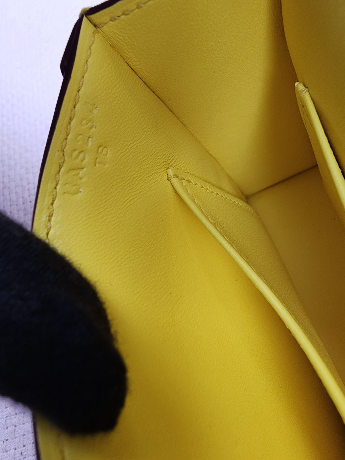Hermes Jaune Citron Mini Verrou (PHW)