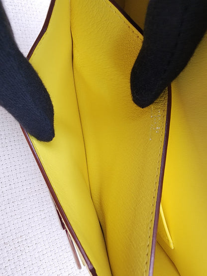 Hermes Jaune Citron Mini Verrou (PHW)
