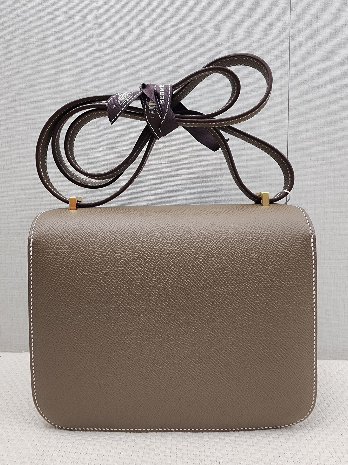 Hermes Etoupe Mini Constance (GHW)