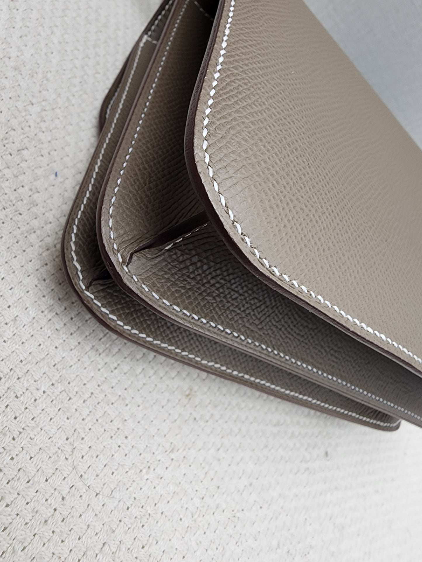 Hermes Etoupe Mini Constance (GHW)