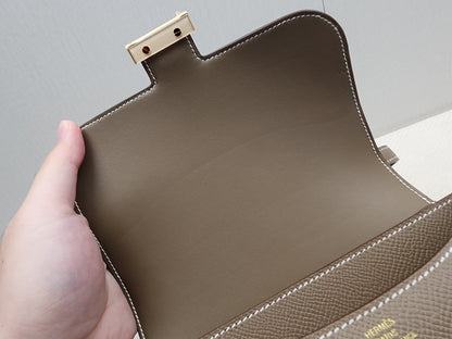 Hermes Etoupe Mini Constance (GHW)