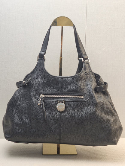 Mulbery Black Leather Somerset Tote