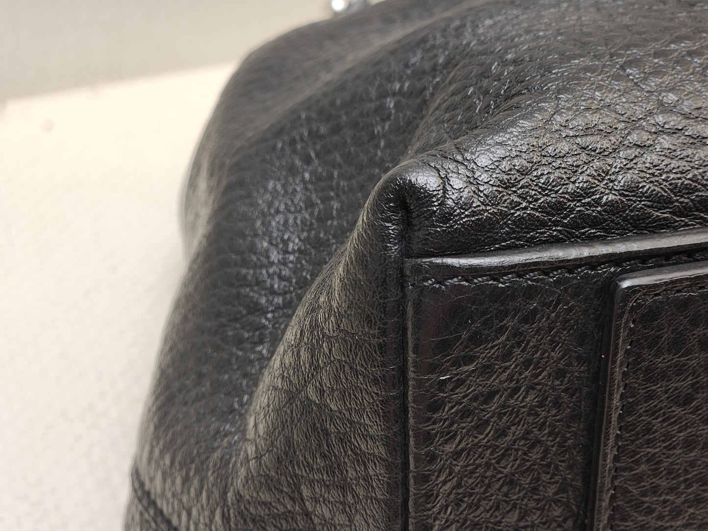 Mulbery Black Leather Somerset Tote