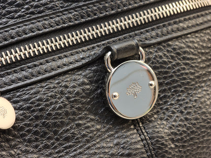 Mulbery Black Leather Somerset Tote