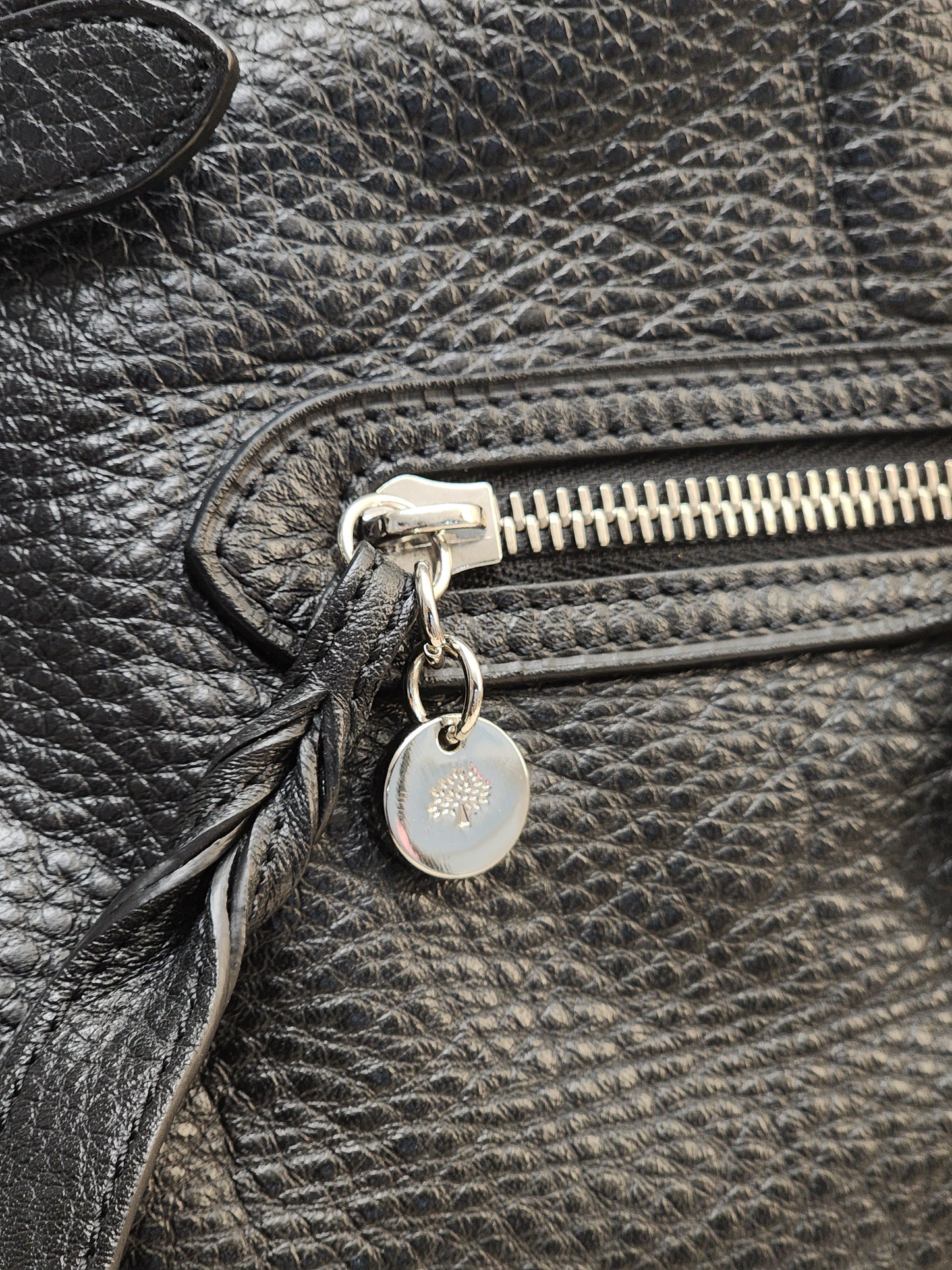 Mulbery Black Leather Somerset Tote