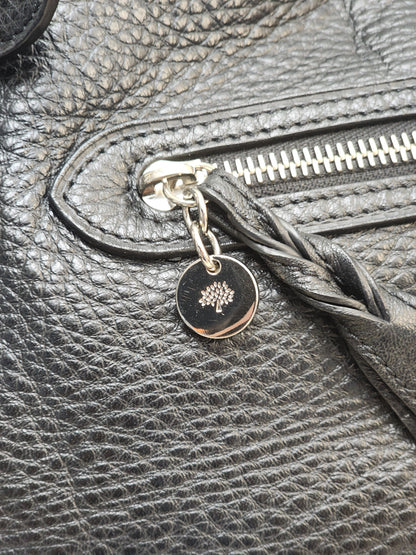 Mulbery Black Leather Somerset Tote