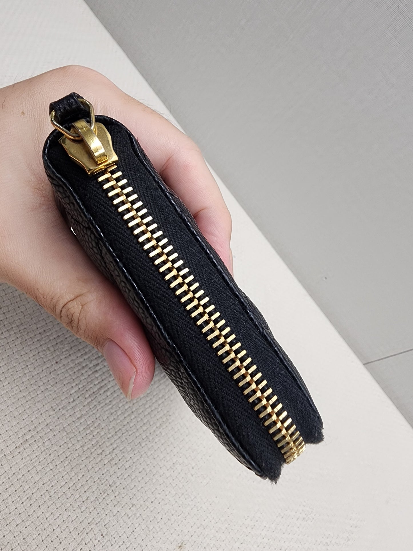 Chanel Black Caviar Classiz Zippy Wallet (GHW)