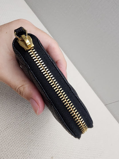 Chanel Black Caviar Classiz Zippy Wallet (GHW)