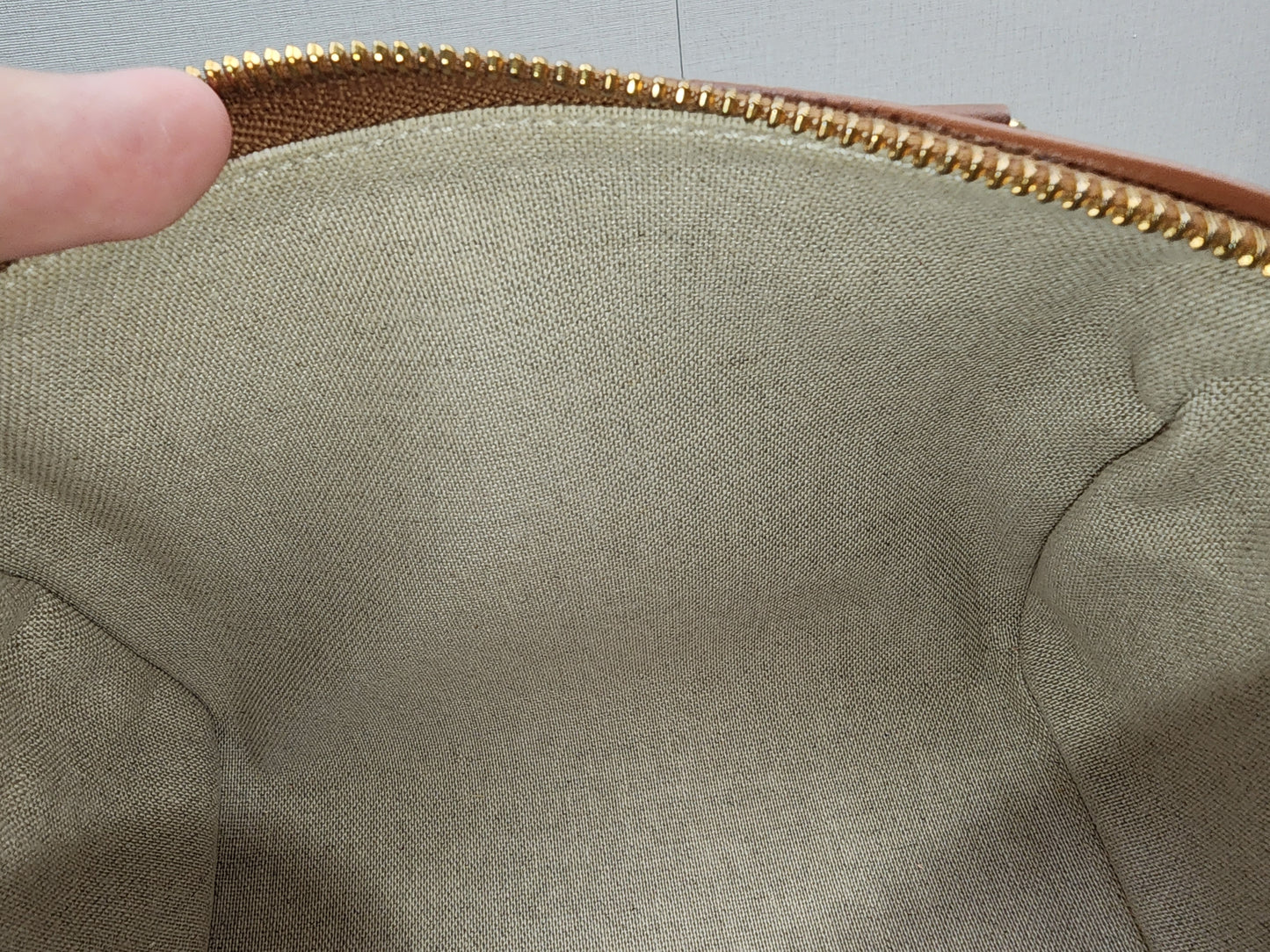 Celine Naturel Canvas Small Boston Bag