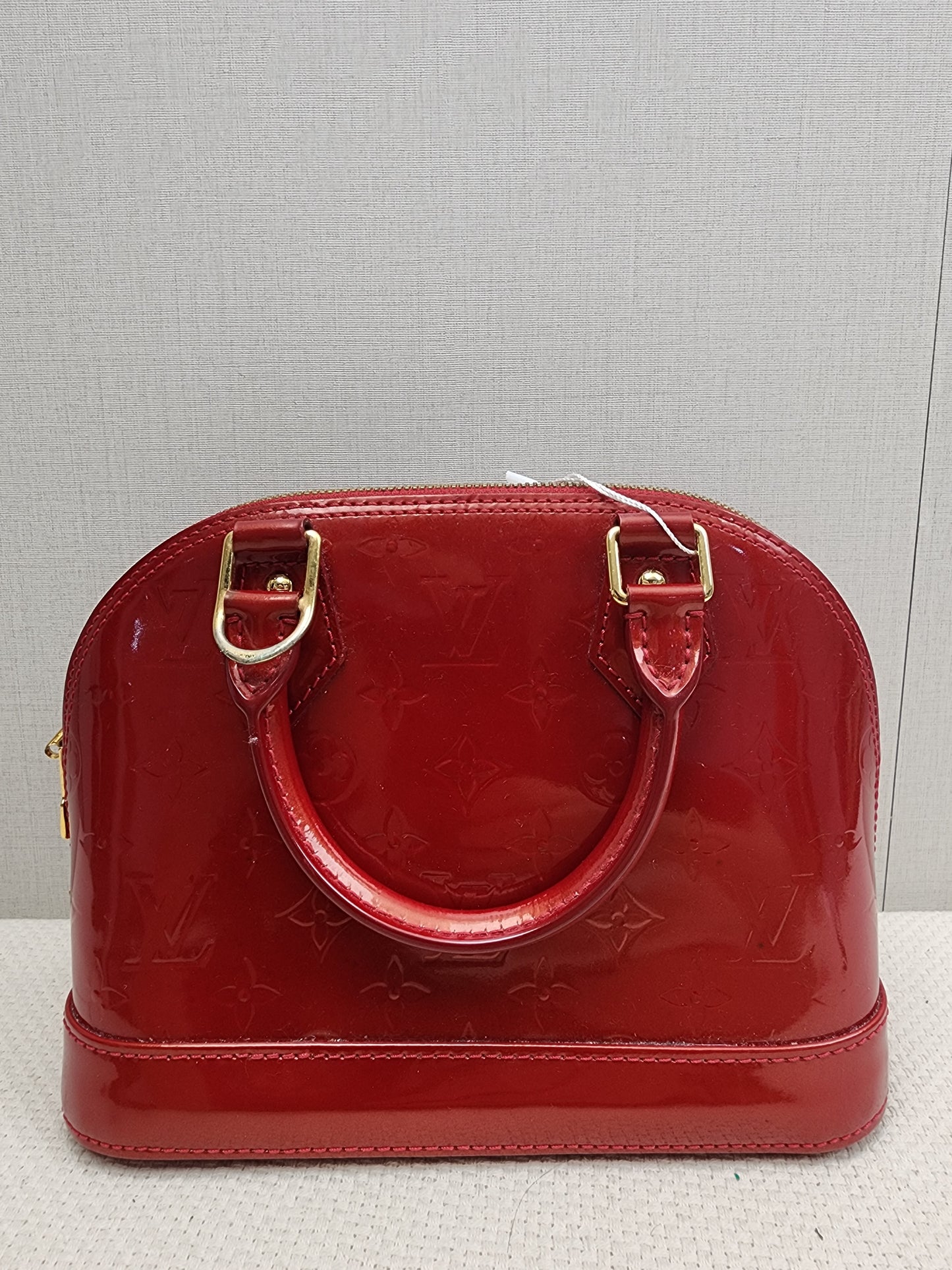 LV Red Vernis Alma BB
