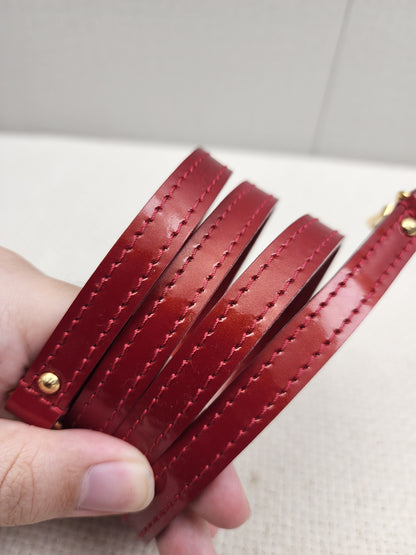 LV Red Vernis Alma BB