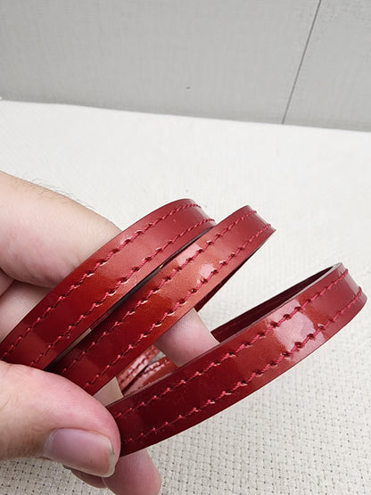 LV Red Vernis Alma BB