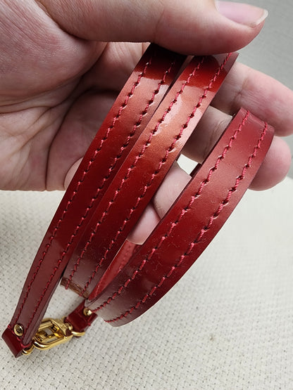 LV Red Vernis Alma BB