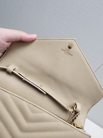 YSL Beige Envelope WOC (GHW)