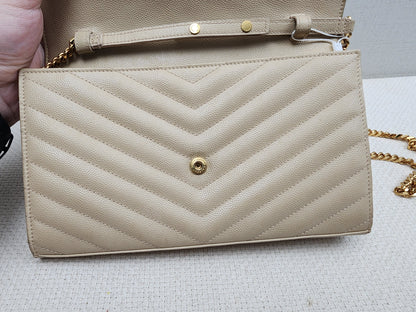 YSL Beige Envelope WOC (GHW)