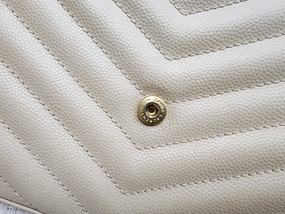 YSL Beige Envelope WOC (GHW)